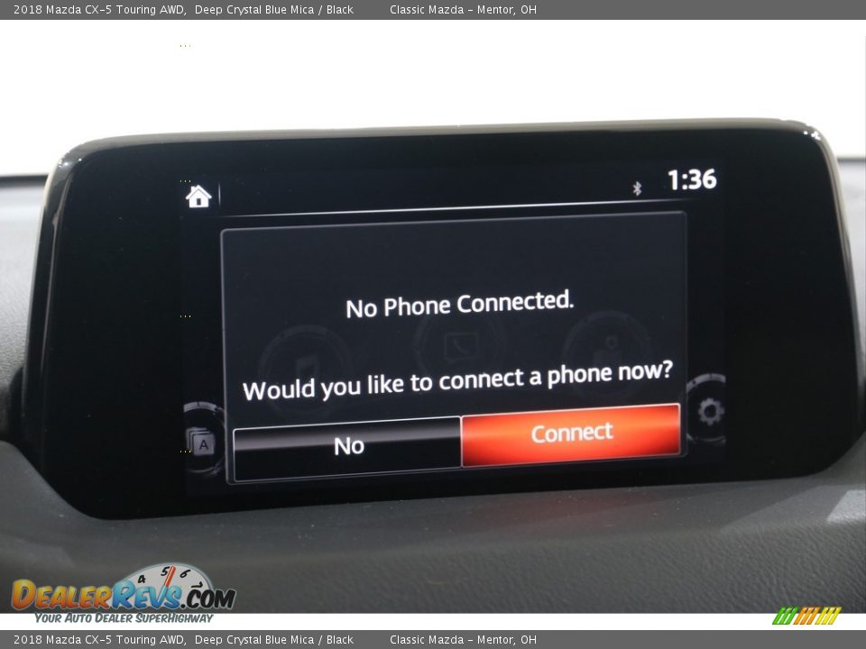 2018 Mazda CX-5 Touring AWD Deep Crystal Blue Mica / Black Photo #9