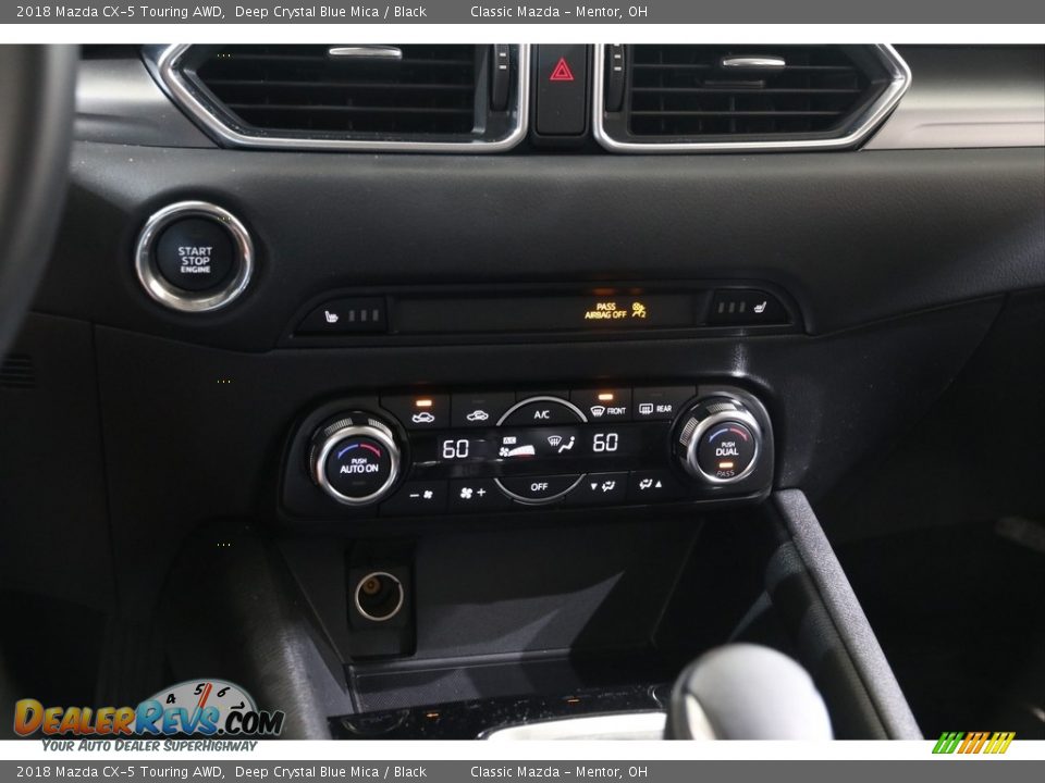 2018 Mazda CX-5 Touring AWD Deep Crystal Blue Mica / Black Photo #11