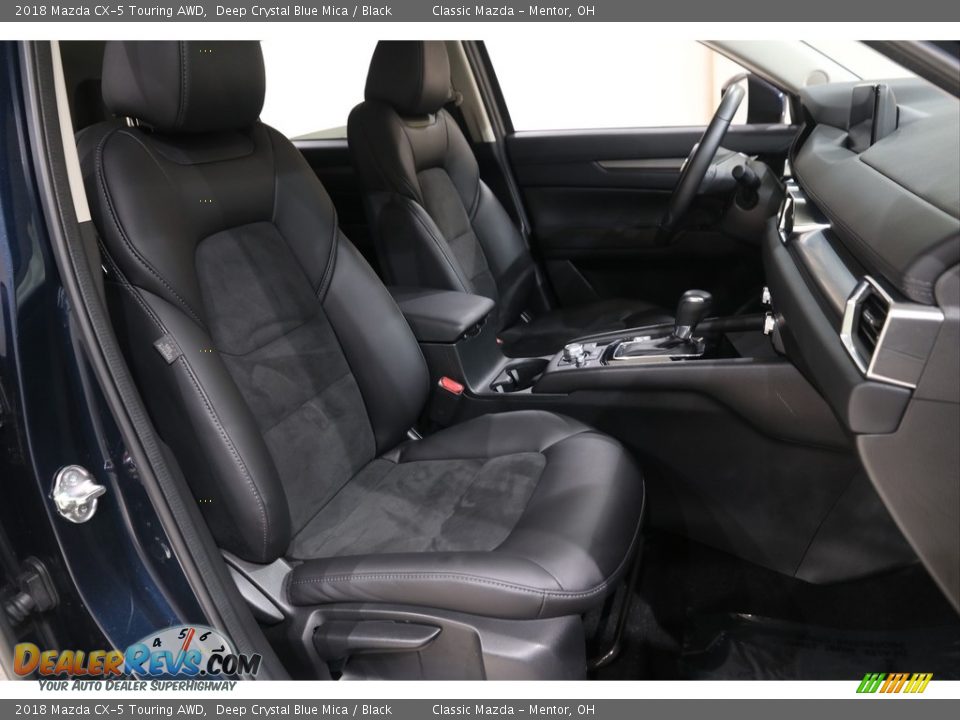 2018 Mazda CX-5 Touring AWD Deep Crystal Blue Mica / Black Photo #13