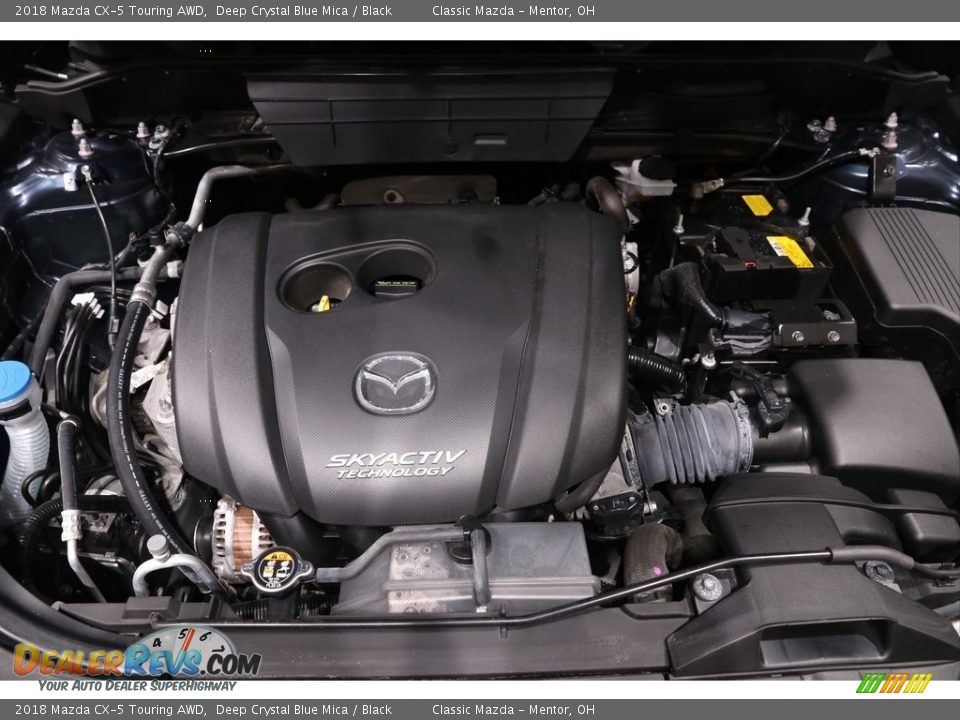 2018 Mazda CX-5 Touring AWD Deep Crystal Blue Mica / Black Photo #17