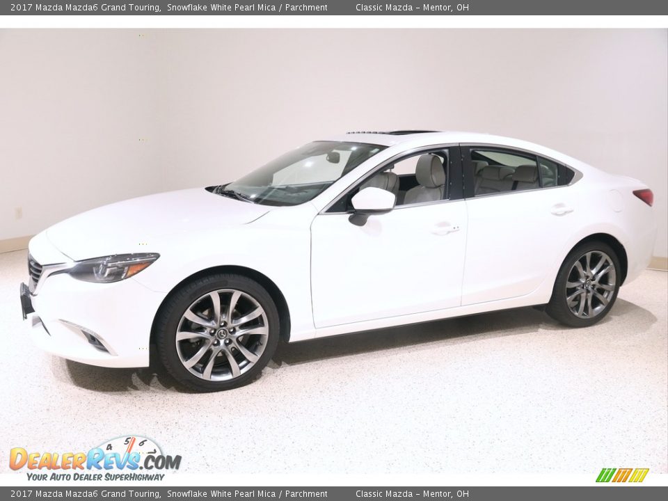 2017 Mazda Mazda6 Grand Touring Snowflake White Pearl Mica / Parchment Photo #3