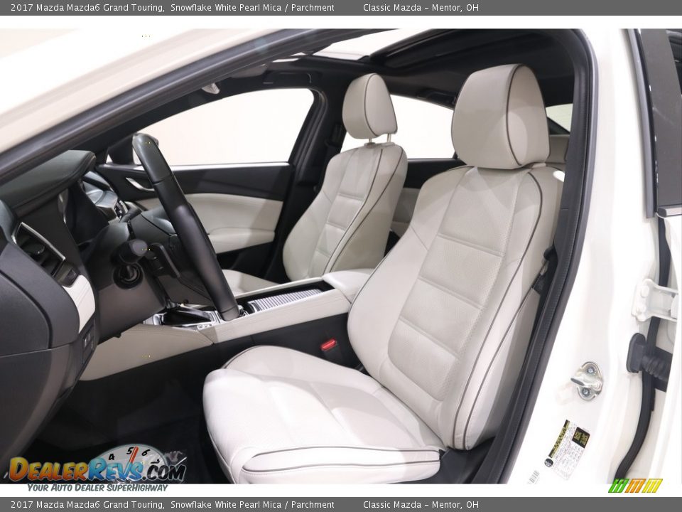 2017 Mazda Mazda6 Grand Touring Snowflake White Pearl Mica / Parchment Photo #5