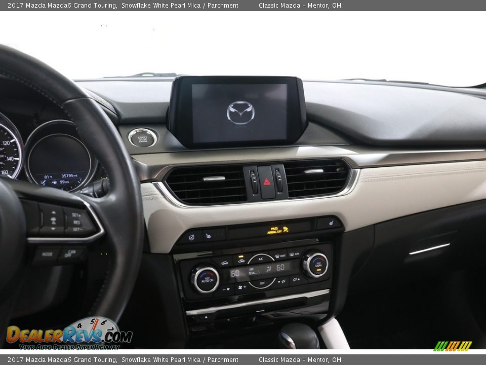 2017 Mazda Mazda6 Grand Touring Snowflake White Pearl Mica / Parchment Photo #8