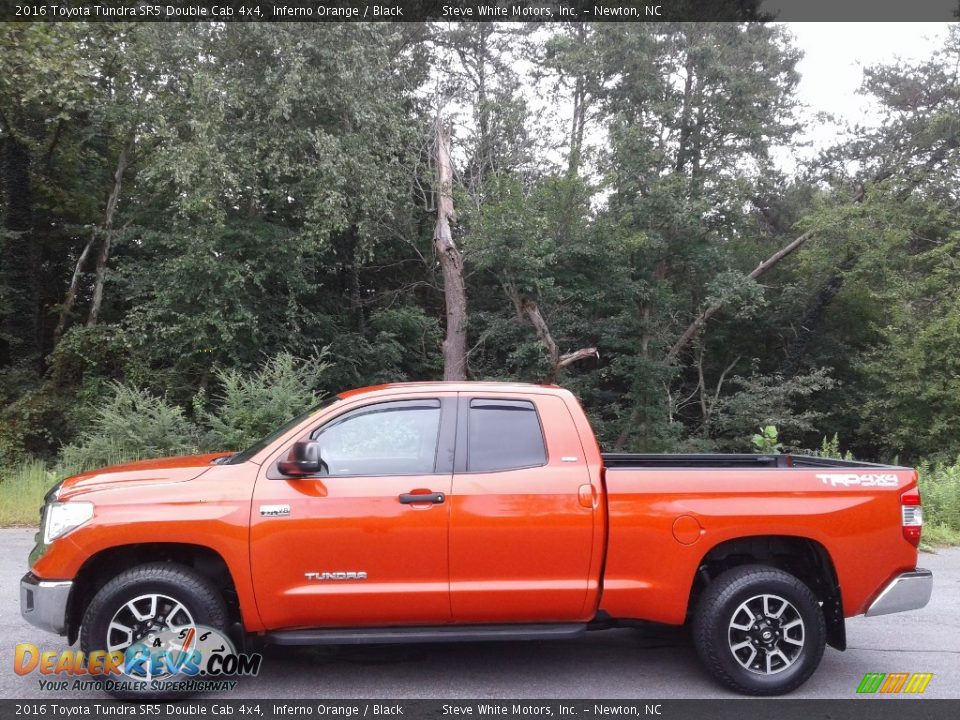 Inferno Orange 2016 Toyota Tundra SR5 Double Cab 4x4 Photo #1