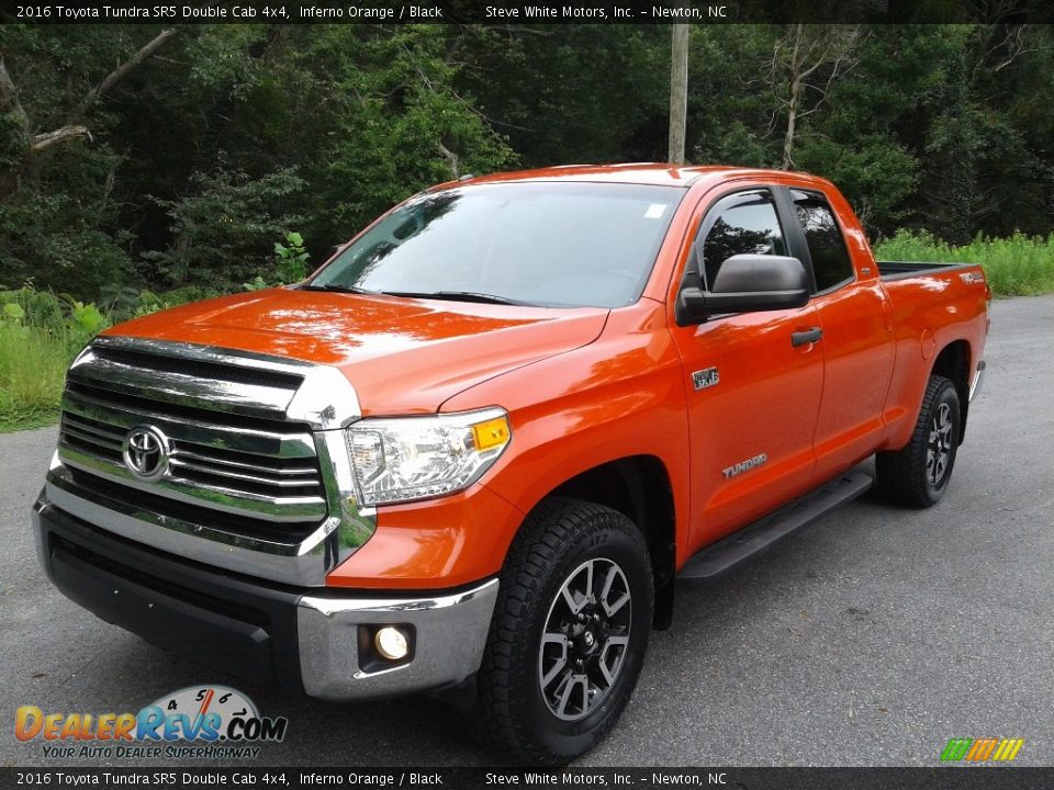 Inferno Orange 2016 Toyota Tundra SR5 Double Cab 4x4 Photo #2