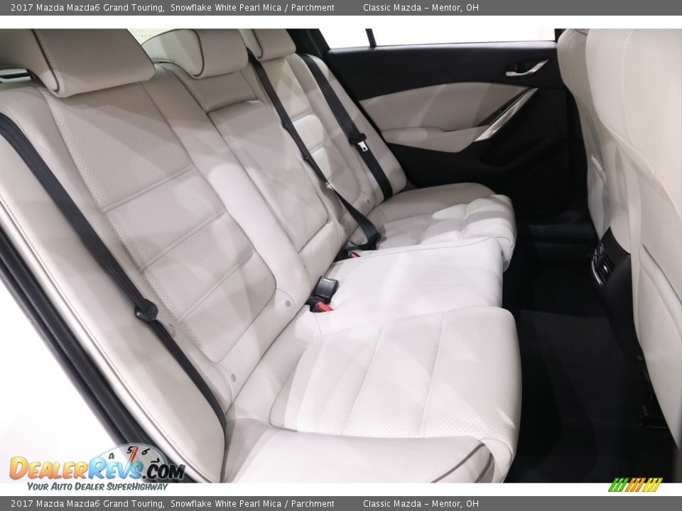 2017 Mazda Mazda6 Grand Touring Snowflake White Pearl Mica / Parchment Photo #13