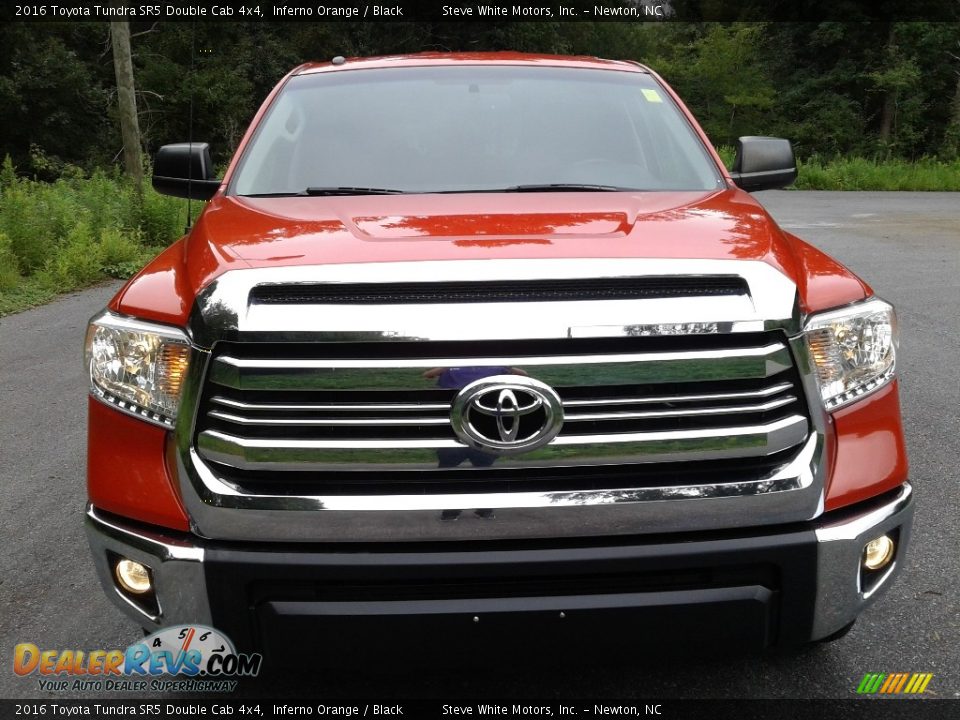 2016 Toyota Tundra SR5 Double Cab 4x4 Inferno Orange / Black Photo #3