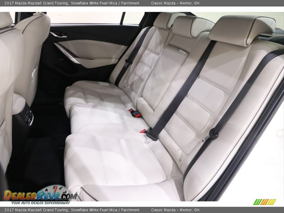 2017 Mazda Mazda6 Grand Touring Snowflake White Pearl Mica / Parchment Photo #14