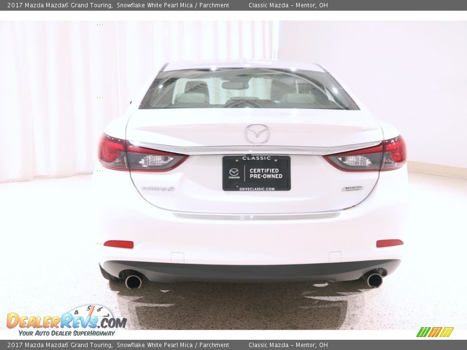 2017 Mazda Mazda6 Grand Touring Snowflake White Pearl Mica / Parchment Photo #15