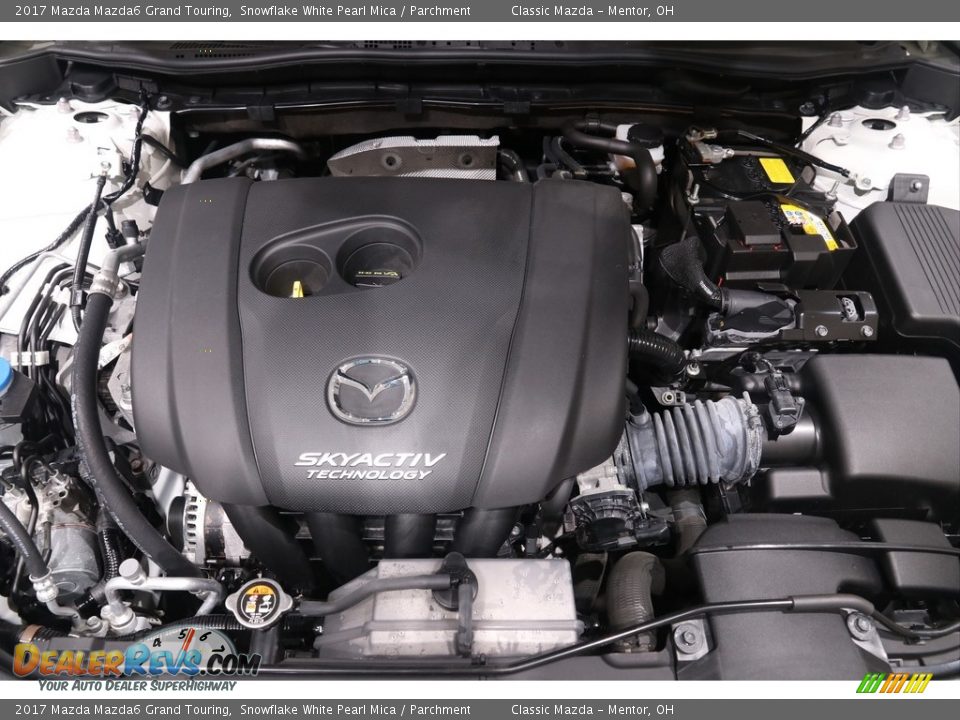 2017 Mazda Mazda6 Grand Touring Snowflake White Pearl Mica / Parchment Photo #16