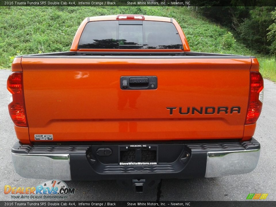 2016 Toyota Tundra SR5 Double Cab 4x4 Inferno Orange / Black Photo #7