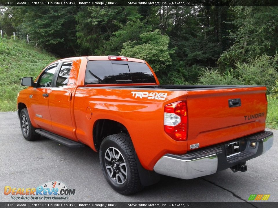 Inferno Orange 2016 Toyota Tundra SR5 Double Cab 4x4 Photo #9