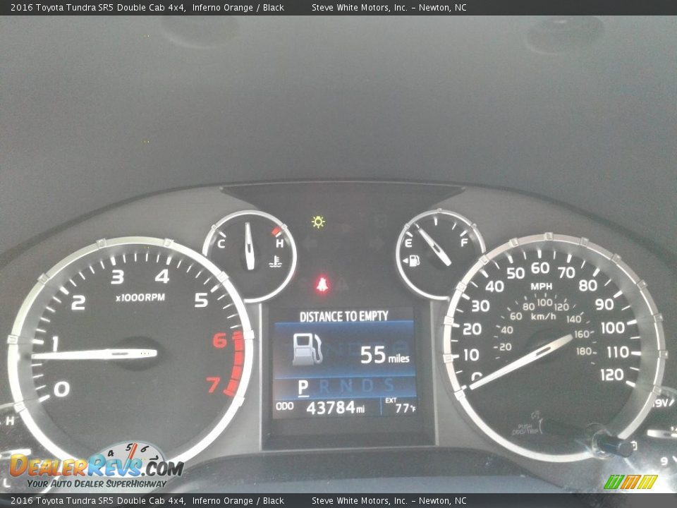 2016 Toyota Tundra SR5 Double Cab 4x4 Gauges Photo #16