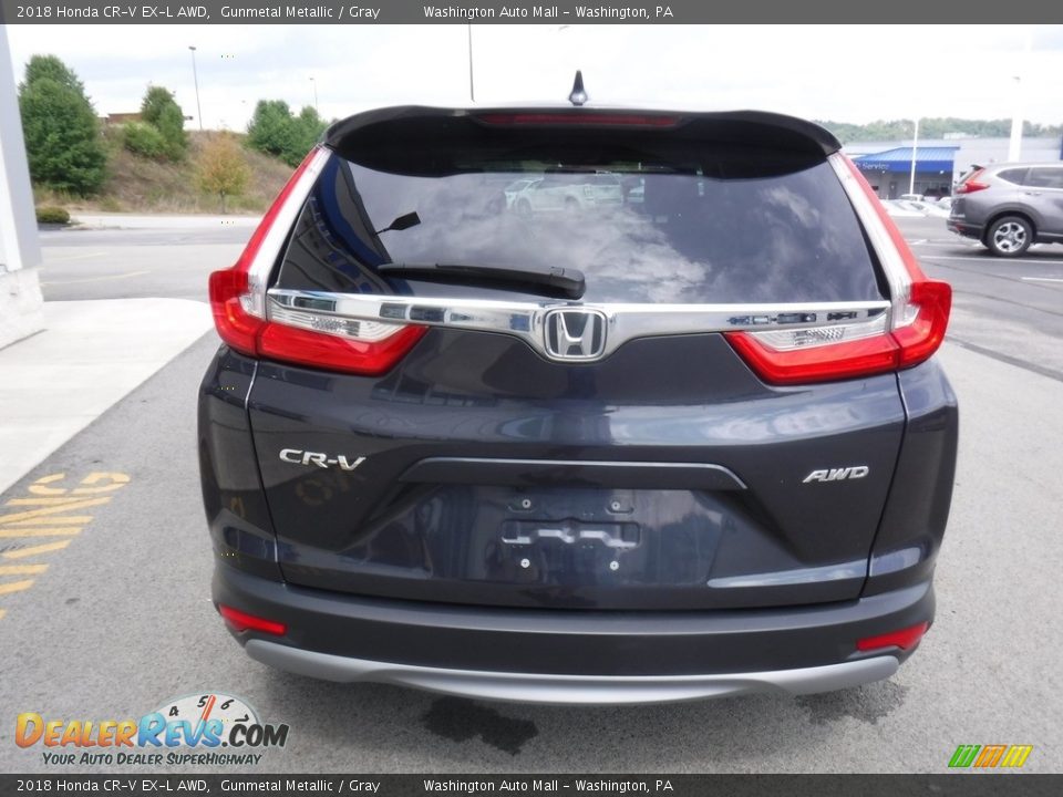 2018 Honda CR-V EX-L AWD Gunmetal Metallic / Gray Photo #9