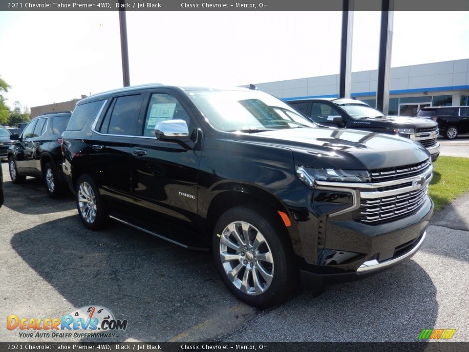 2021 Chevrolet Tahoe Premier 4WD Black / Jet Black Photo #3