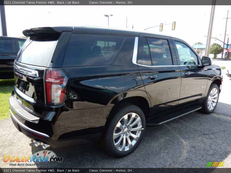 2021 Chevrolet Tahoe Premier 4WD Black / Jet Black Photo #4