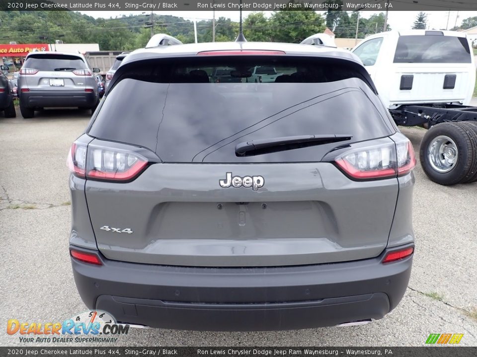 2020 Jeep Cherokee Latitude Plus 4x4 Sting-Gray / Black Photo #3