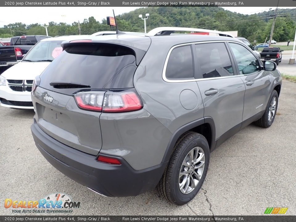 2020 Jeep Cherokee Latitude Plus 4x4 Sting-Gray / Black Photo #4