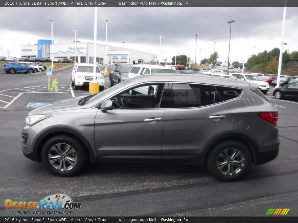 2016 Hyundai Santa Fe Sport AWD Mineral Gray / Gray Photo #6