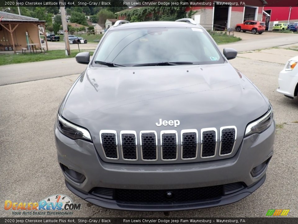 2020 Jeep Cherokee Latitude Plus 4x4 Sting-Gray / Black Photo #6