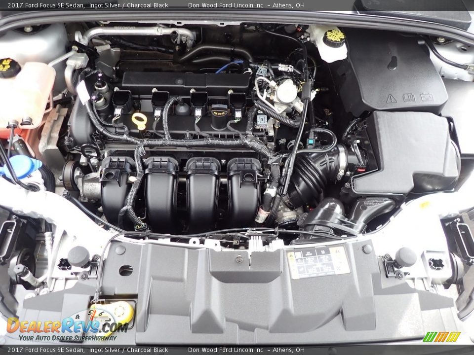 2017 Ford Focus SE Sedan Ingot Silver / Charcoal Black Photo #6