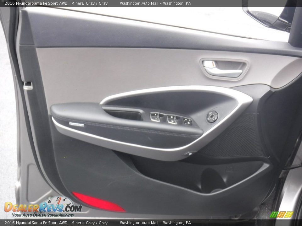 Door Panel of 2016 Hyundai Santa Fe Sport AWD Photo #12