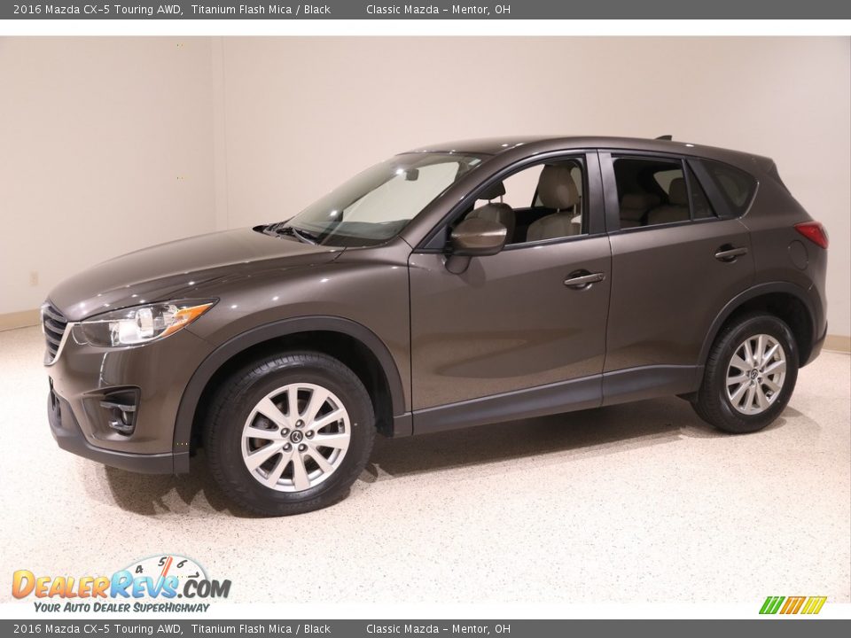 2016 Mazda CX-5 Touring AWD Titanium Flash Mica / Black Photo #3
