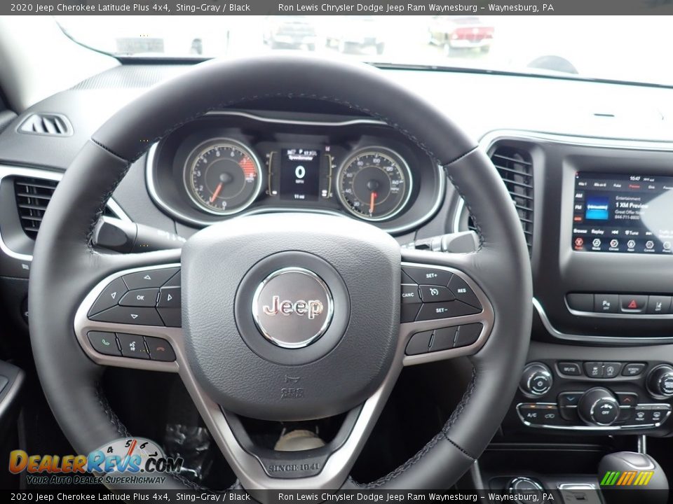 2020 Jeep Cherokee Latitude Plus 4x4 Sting-Gray / Black Photo #18