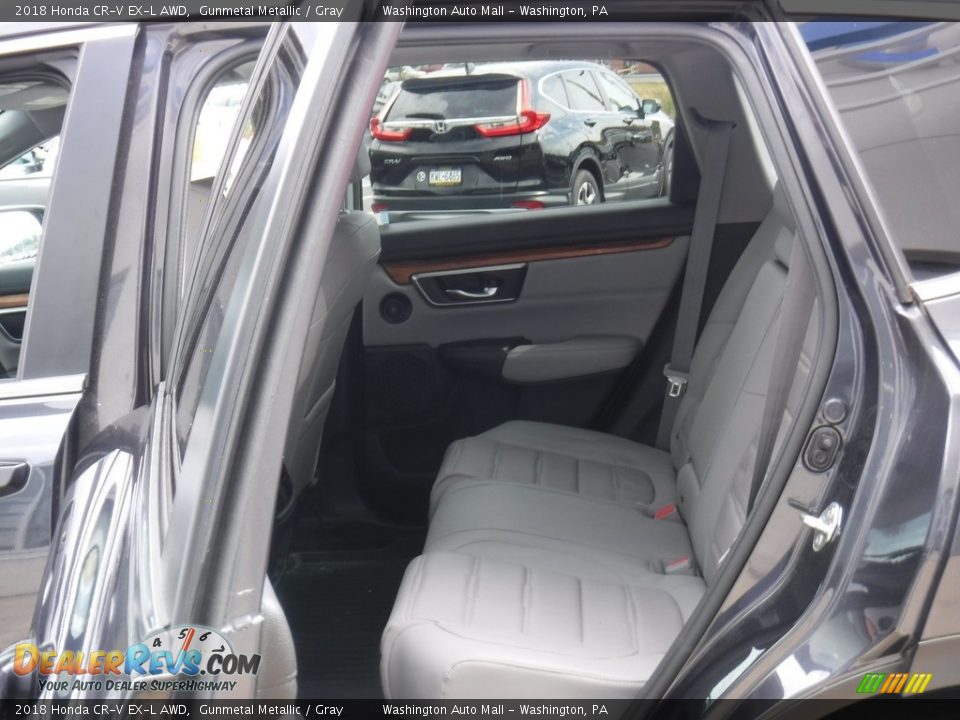 2018 Honda CR-V EX-L AWD Gunmetal Metallic / Gray Photo #26