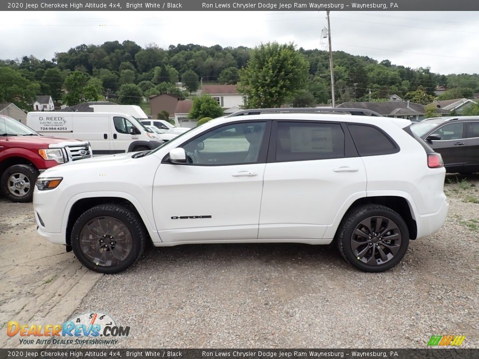 2020 Jeep Cherokee High Altitude 4x4 Bright White / Black Photo #2