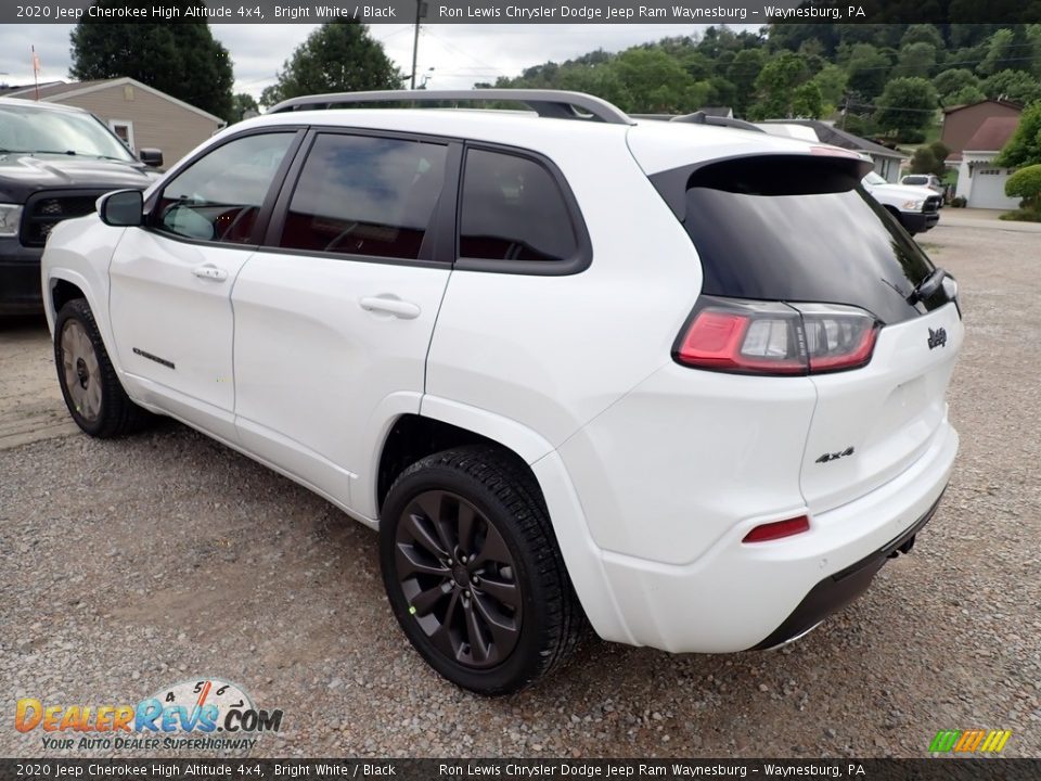 2020 Jeep Cherokee High Altitude 4x4 Bright White / Black Photo #3