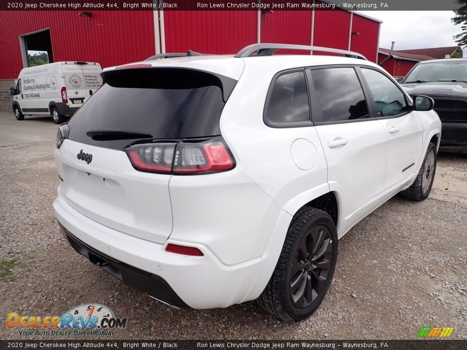 2020 Jeep Cherokee High Altitude 4x4 Bright White / Black Photo #5
