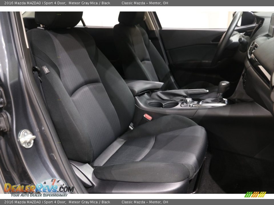 Black Interior - 2016 Mazda MAZDA3 i Sport 4 Door Photo #12