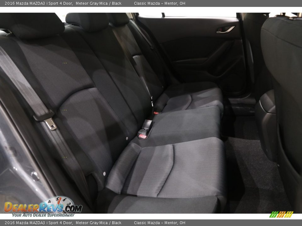Rear Seat of 2016 Mazda MAZDA3 i Sport 4 Door Photo #13
