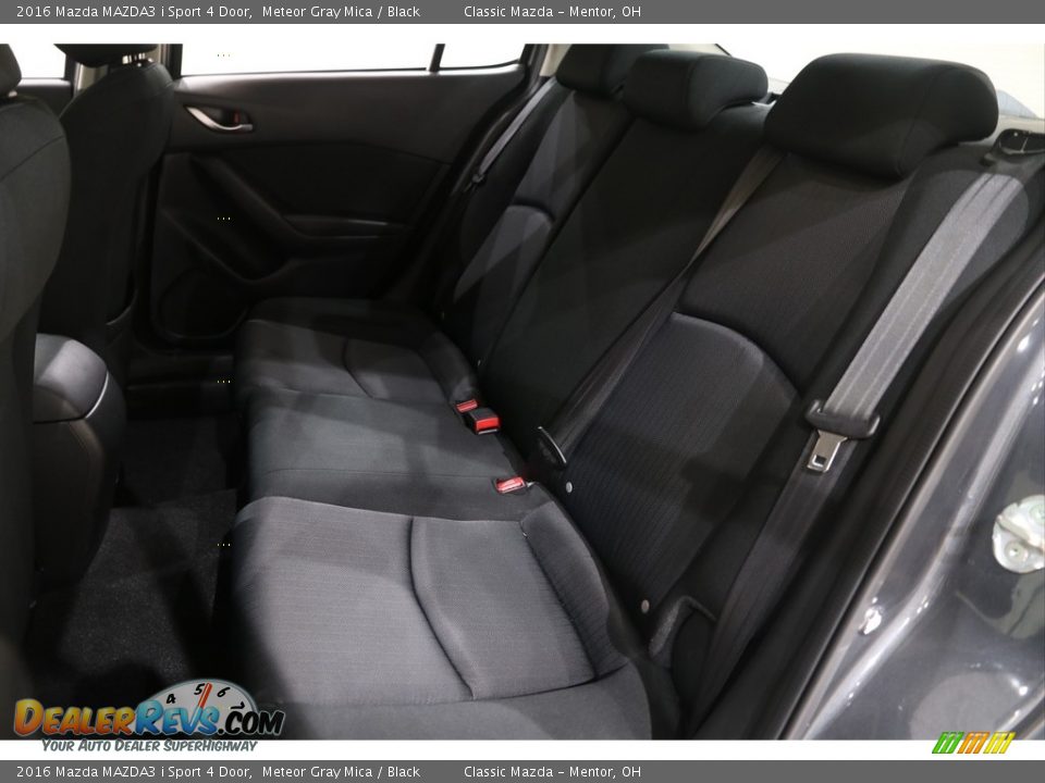 Rear Seat of 2016 Mazda MAZDA3 i Sport 4 Door Photo #14