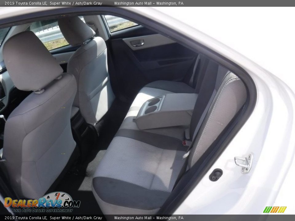 2019 Toyota Corolla LE Super White / Ash/Dark Gray Photo #22