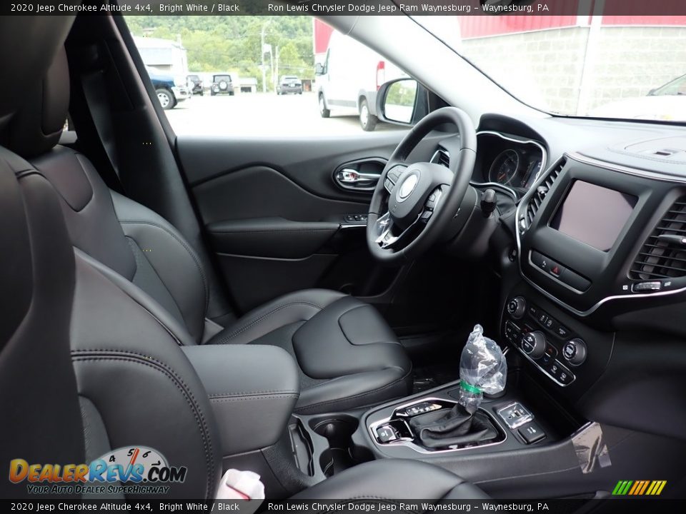 2020 Jeep Cherokee Altitude 4x4 Bright White / Black Photo #10