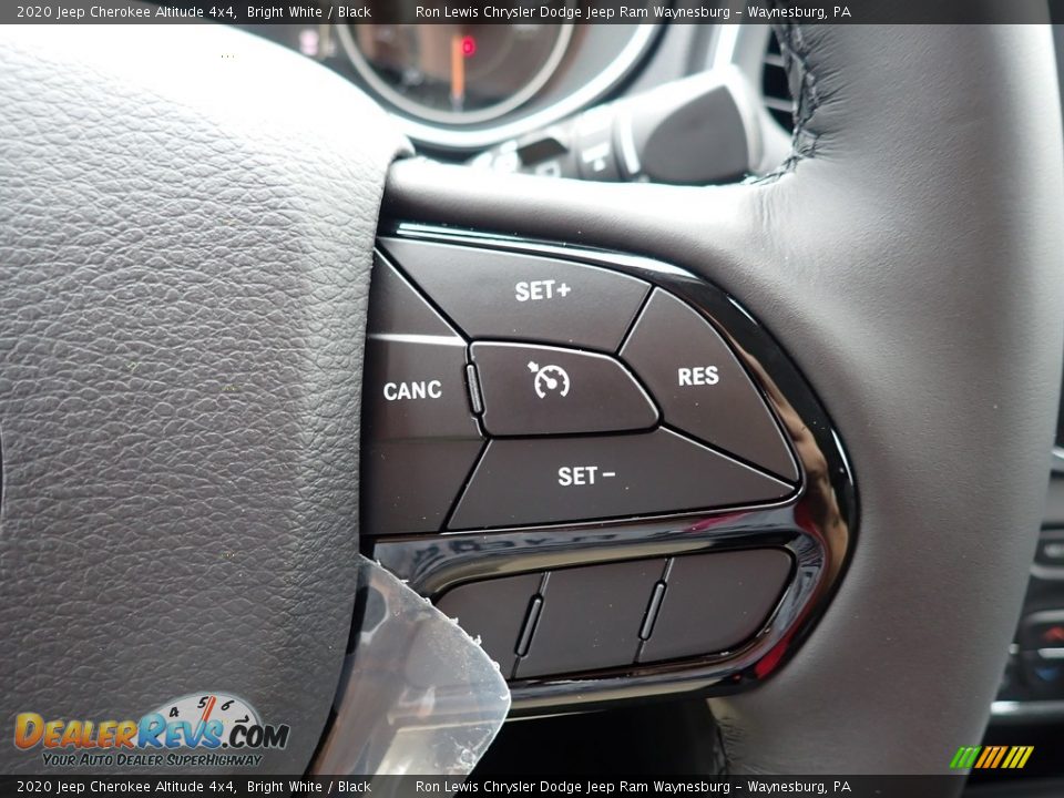 2020 Jeep Cherokee Altitude 4x4 Bright White / Black Photo #18