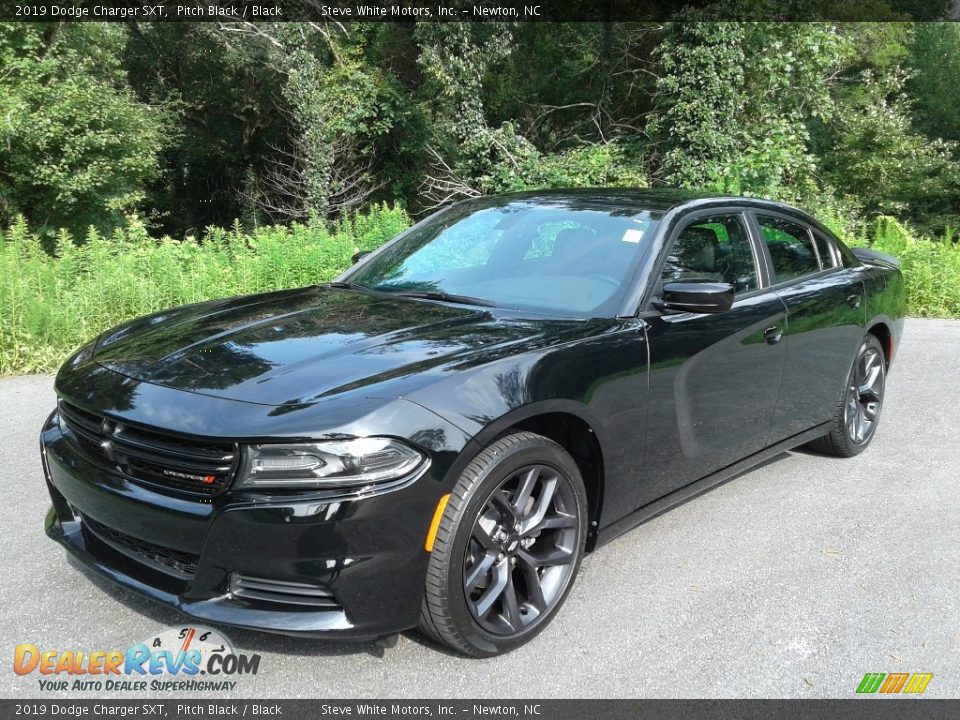 2019 Dodge Charger SXT Pitch Black / Black Photo #2