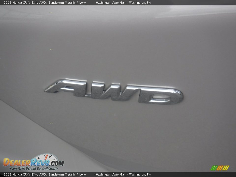 2018 Honda CR-V EX-L AWD Sandstorm Metallic / Ivory Photo #11