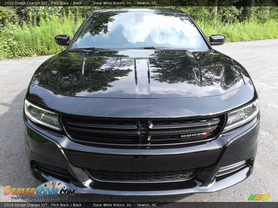2019 Dodge Charger SXT Pitch Black / Black Photo #3