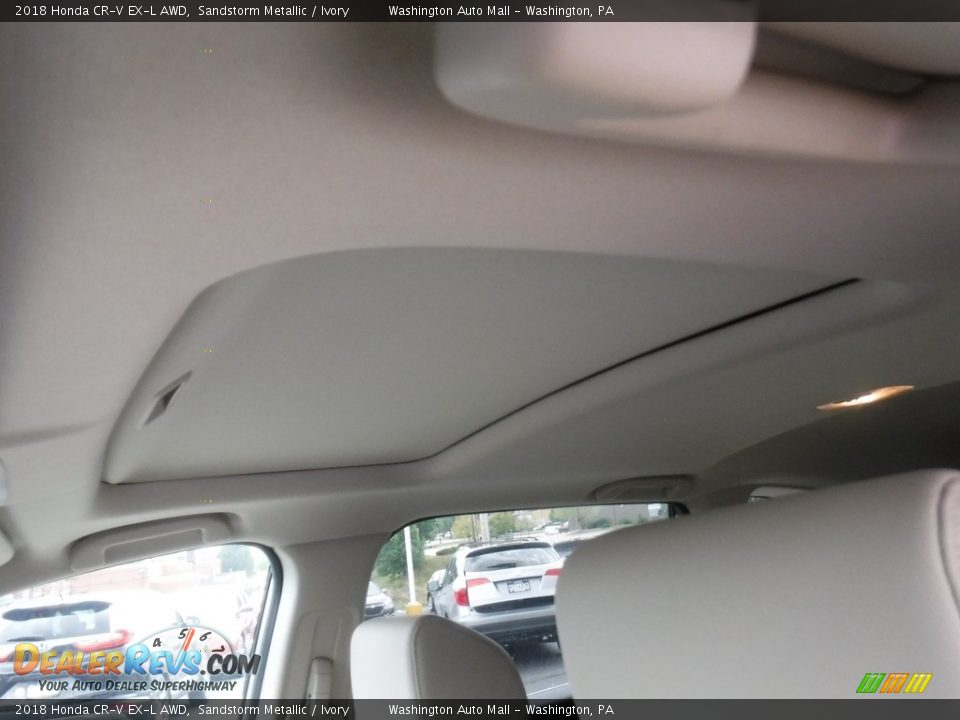 2018 Honda CR-V EX-L AWD Sandstorm Metallic / Ivory Photo #12