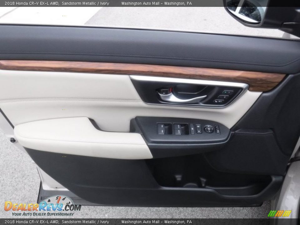 2018 Honda CR-V EX-L AWD Sandstorm Metallic / Ivory Photo #13