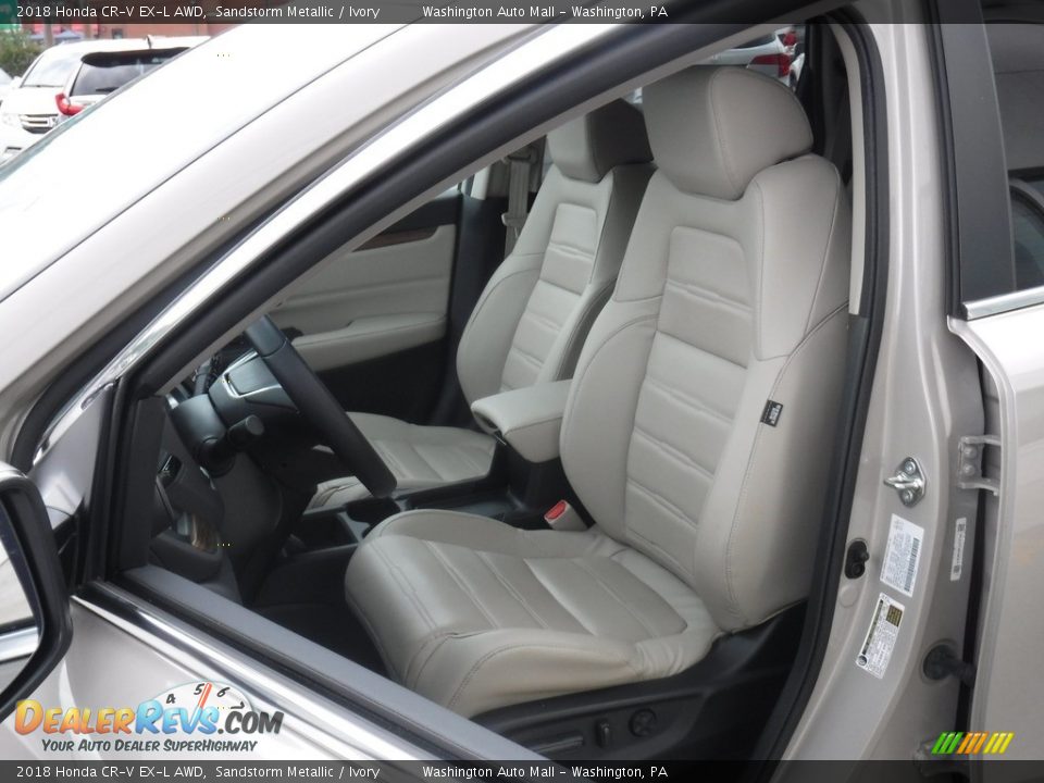 2018 Honda CR-V EX-L AWD Sandstorm Metallic / Ivory Photo #17