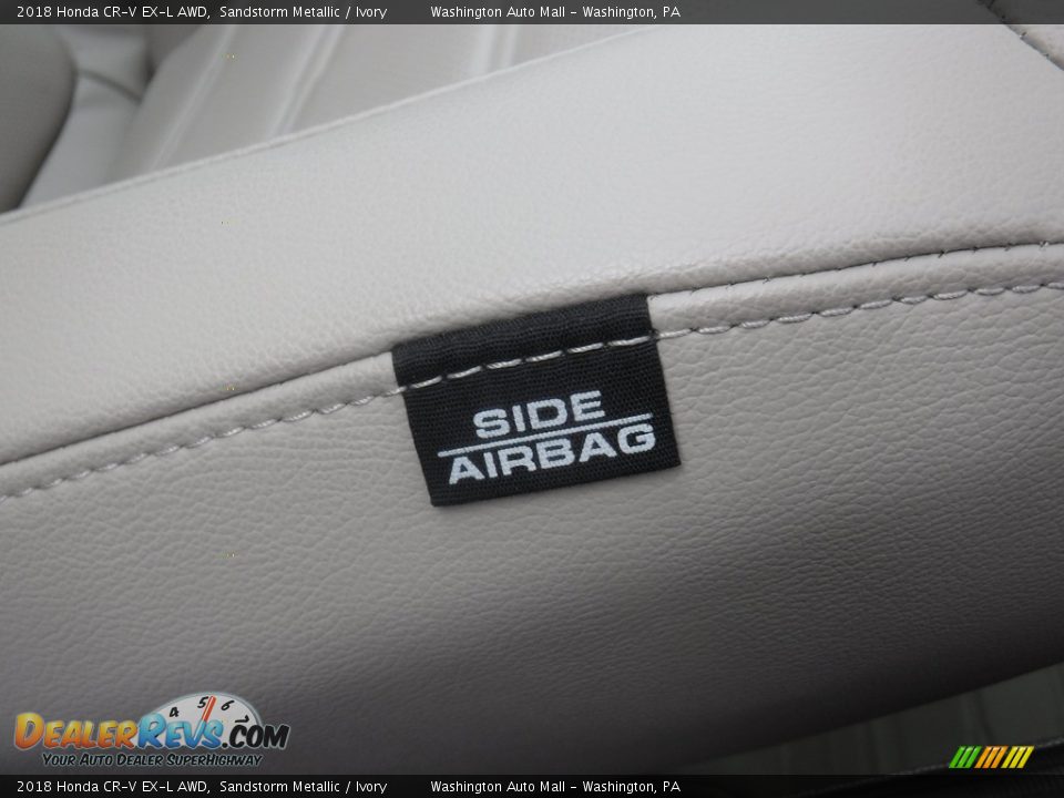 2018 Honda CR-V EX-L AWD Sandstorm Metallic / Ivory Photo #19