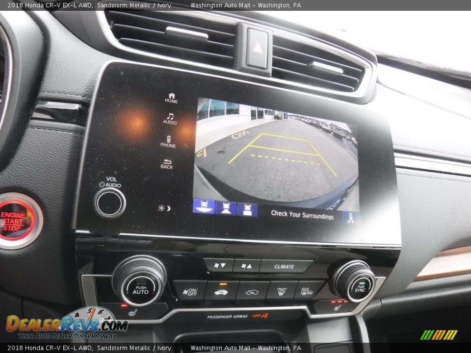 2018 Honda CR-V EX-L AWD Sandstorm Metallic / Ivory Photo #21