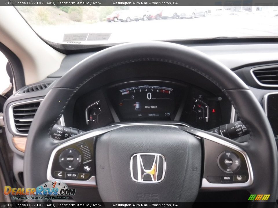 2018 Honda CR-V EX-L AWD Sandstorm Metallic / Ivory Photo #22