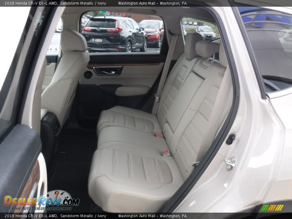 2018 Honda CR-V EX-L AWD Sandstorm Metallic / Ivory Photo #24