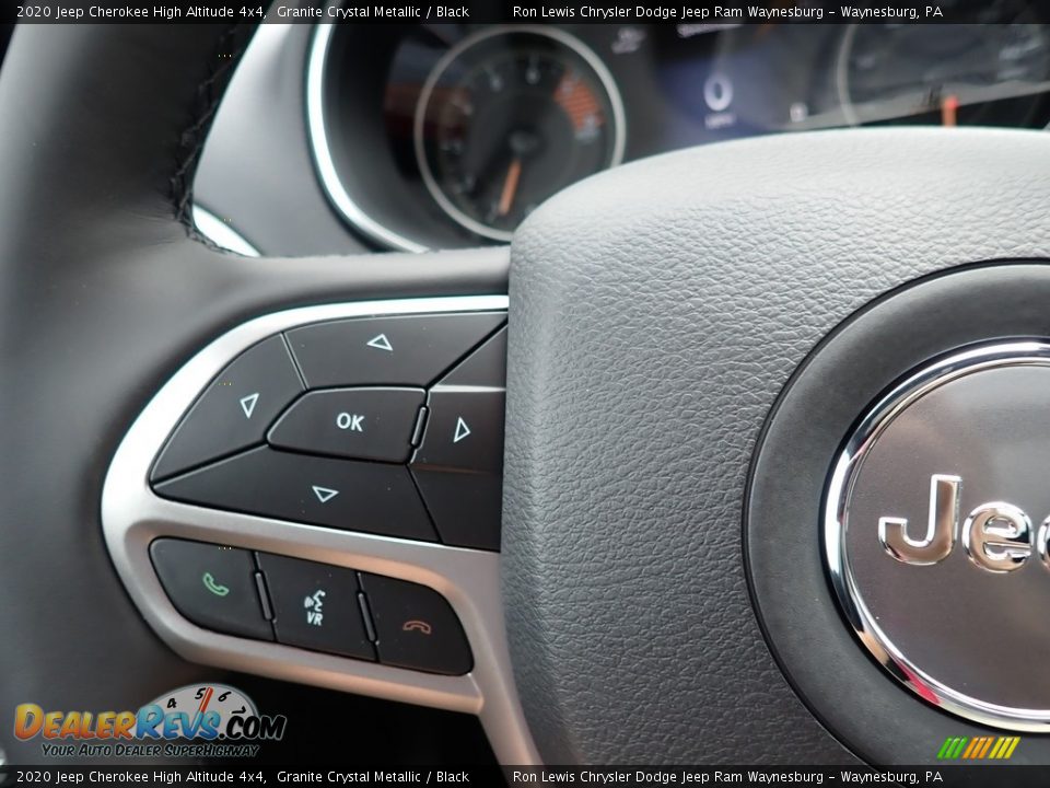 2020 Jeep Cherokee High Altitude 4x4 Granite Crystal Metallic / Black Photo #19