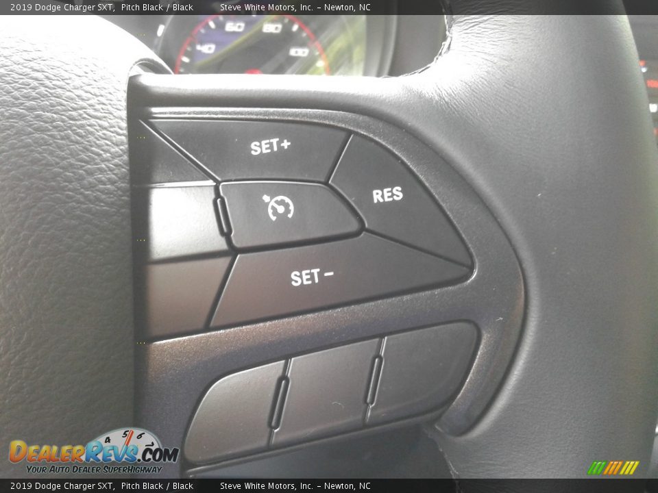 2019 Dodge Charger SXT Pitch Black / Black Photo #19